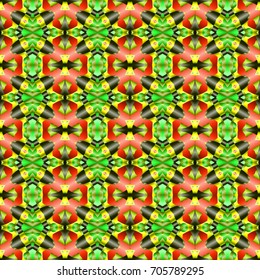 Geometric pattern with gradient . Abstract color ornament for website, corporate style, fashion design and house interior design, as well for hand crafts and DIY. Endless texture. Vector illustration.