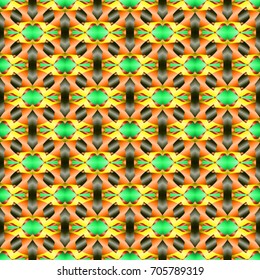Geometric pattern with gradient . Abstract color ornament for website, corporate style, fashion design and house interior design, as well for hand crafts and DIY. Endless texture. Vector illustration.