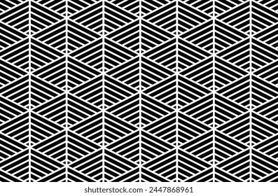 Geometrisches Muster-Grafikdesign mit schwarzem Hintergrund