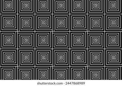 Geometrisches Muster-Grafikdesign mit schwarzem Hintergrund