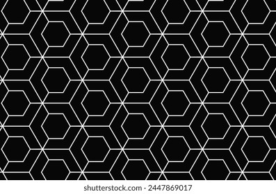 Geometric pattern graphic design with black background