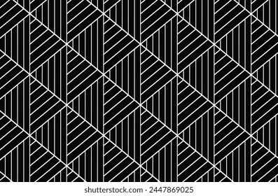 Geometric pattern graphic design with black background