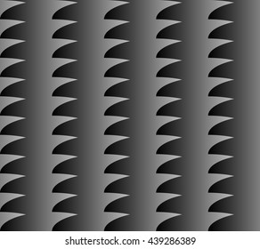 Geometric pattern with grayscale fill. Seamlesly repeatable. Abstract monochrome background.