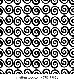 Geometric pattern with a Greek motive. Seamless background.