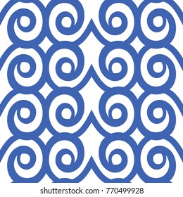 Geometric pattern with a Greek motive.Seamless background.