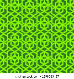 geometric pattern with green color