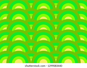geometric pattern with green color