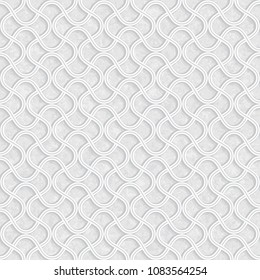 Geometric Pattern with Grunge Light Grey Background, Vector Illustration