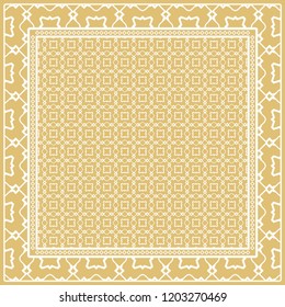 Geometric Pattern with hand-drawing ornament. illustration. Design for prints, textile, decor, fabric. Super vector pattern