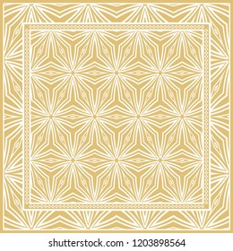Geometric Pattern with hand-drawing ornament. illustration. Design for prints, textile, decor, fabric. Super vector pattern