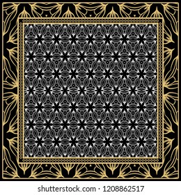 Geometric Pattern with hand-drawing ornament. illustration. Design for prints, textile, decor, fabric. Super vector pattern