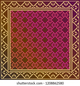 Geometric Pattern with hand-drawing ornament. illustration. Design for prints, textile, decor, fabric. Super vector pattern