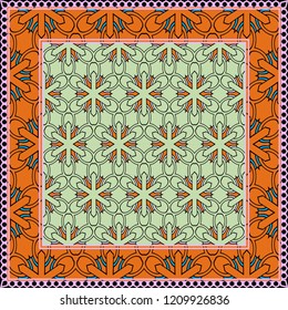 Geometric Pattern with hand-drawing ornament. illustration. Design for prints, textile, decor, fabric. Super vector pattern