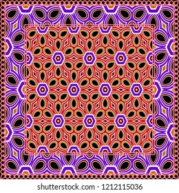 Geometric Pattern with hand-drawing ornament. illustration. Design for prints, textile, decor, fabric. Super vector pattern