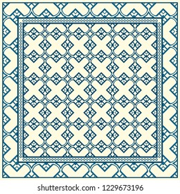 Geometric Pattern with hand-drawing ornament. illustration. Design for prints, textile, decor, fabric. Super vector pattern
