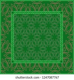 Geometric Pattern with hand-drawing ornament. illustration. Design for prints, textile, decor, fabric. Super vector pattern.