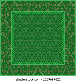 Geometric Pattern with hand-drawing ornament. illustration. Design for prints, textile, decor, fabric. Super vector pattern.