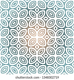 Geometric Pattern With Hand-Drawing Ornament. Vector Super Illustration. For Fabric, Textile, Bandana, Scarg, Colored Print.