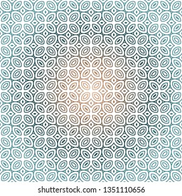 Geometric Pattern With Hand-Drawing Ornament. Vector Super Illustration. For Fabric, Textile, Bandana, Scarg, Colored Print.