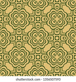 Geometric Pattern With Hand-Drawing Ornament. Vector Super Illustration. For Fabric, Textile, Bandana, Scarg, Colored Print.