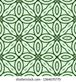 Geometric Pattern With Hand-Drawing Ornament. Vector Super Illustration. For Fabric, Textile, Bandana, Scarg, Colored Print.