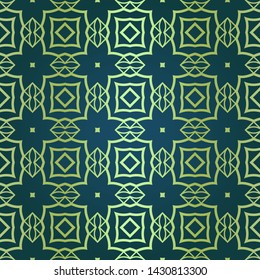 Geometric Pattern With Hand-Drawing Ornament. Vector Super Illustration. For Fabric, Textile, Bandana, Scarg, Colored Print.