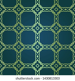 Geometric Pattern With Hand-Drawing Ornament. Vector Super Illustration. For Fabric, Textile, Bandana, Scarg, Colored Print.