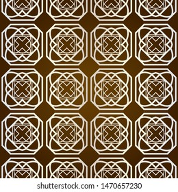 Geometric Pattern With Hand-Drawing Ornament. Vector Super Illustration. For Fabric, Textile, Bandana, Scarg, Colored Print.