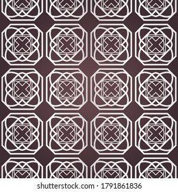 Geometric Pattern With Hand-Drawing Ornament. Vector Super Illustration. For Fabric, Textile, Bandana, Scarg, Colored Print.