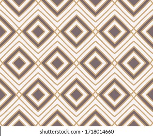 Geometric pattern with hand-drawn square shapes. Abstract seamless background. Seamless vector pattern.