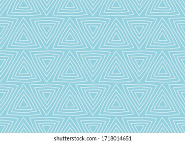 Geometric pattern with hand-drawn triangle shapes. Abstract seamless background. Seamless vector pattern.