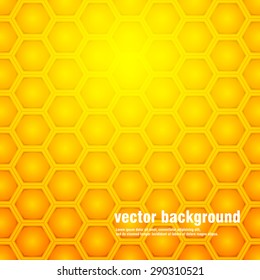 Geometric pattern of hexagons. Honeycomb background.
