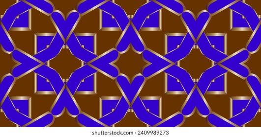 geometrisches Muster im Detail. luxuriöse Tapete in geometrischer Form,