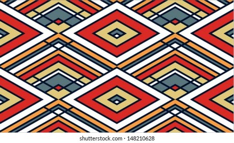 Geometric pattern in hipster style. Mexican indian pattern for web, print, wallpaper, home decor, summer fashion, wallpaper, traditional background