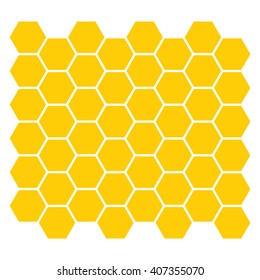 geometric pattern with honeycombs Vector illustration