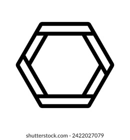 Geometric Pattern icon vector. Geometric figure illustration sign. Coasters Stencil symbol or logo.