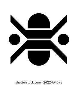 Geometric Pattern icon vector. Geometric figure illustration sign. Coasters Stencil symbol or logo.