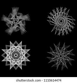 geometric pattern icons for mobile applications and games