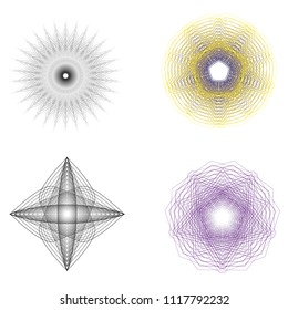 geometric pattern icons for mobile applications and games