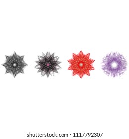geometric pattern icons for mobile applications and games