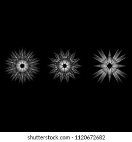 geometric pattern icons for mobile applications and games