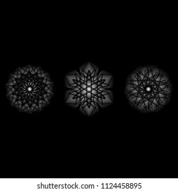 geometric pattern icons for mobile applications and games