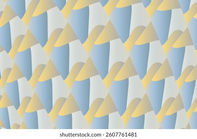 geometric pattern illustration for decoration in gradient green color, background