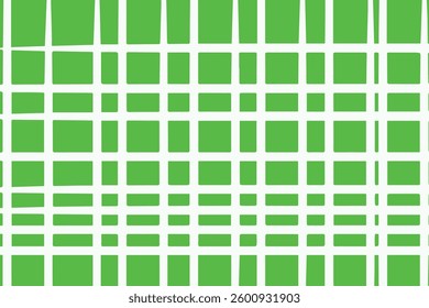 a geometric pattern illustration with green squares and white lines, creating a grid-like design, suitable for backgrounds or modern graphic applications.