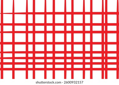a geometric pattern illustration with red squares and white lines, creating a grid-like design, suitable for backgrounds or modern graphic applications.