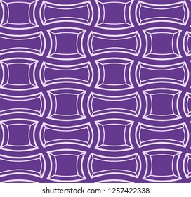 Geometric pattern. Inspired by victorian art frames. Purple lines and shapes. Vector art with sketch / hand drawn style, like a doodle. 
