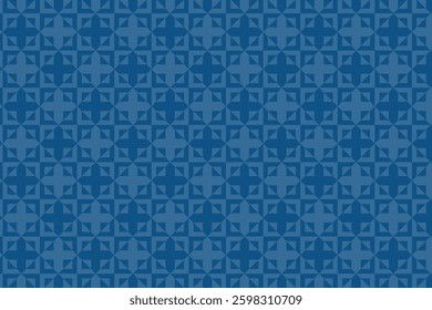 A geometric pattern with interlocking plus-shaped symbols and layered square outlines. The symmetrical and repetitive design creates a structured and modern visual texture.