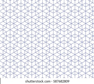 Geometric pattern of intersecting lines. Abstract background for your design. Vector illustration. Hexagons, triangles, and lines.