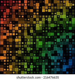 Geometric pattern with irregular squares. Vector illustration.