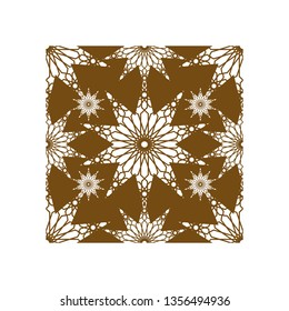 Geometric Pattern of Islamic Background Template. Vector Art